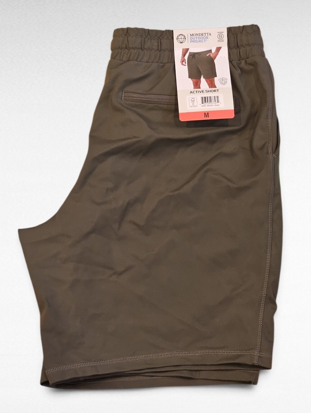Mondetta Outdoor Project Active Shorts Green Size Medium